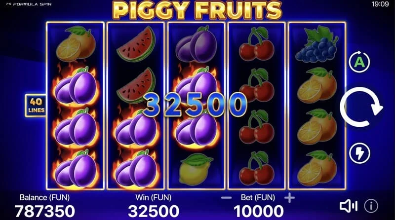 Piggy Fruits - samsetning af spartítasvínum og ávaxtaheitum